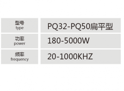 PQ32-PQ50大功率高頻變壓器